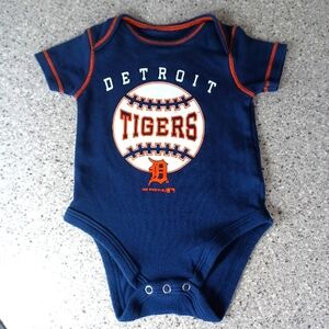 Detroit Tigers Baby Bodysuit Onesie Shirt MLB Baseball 6-9 Months